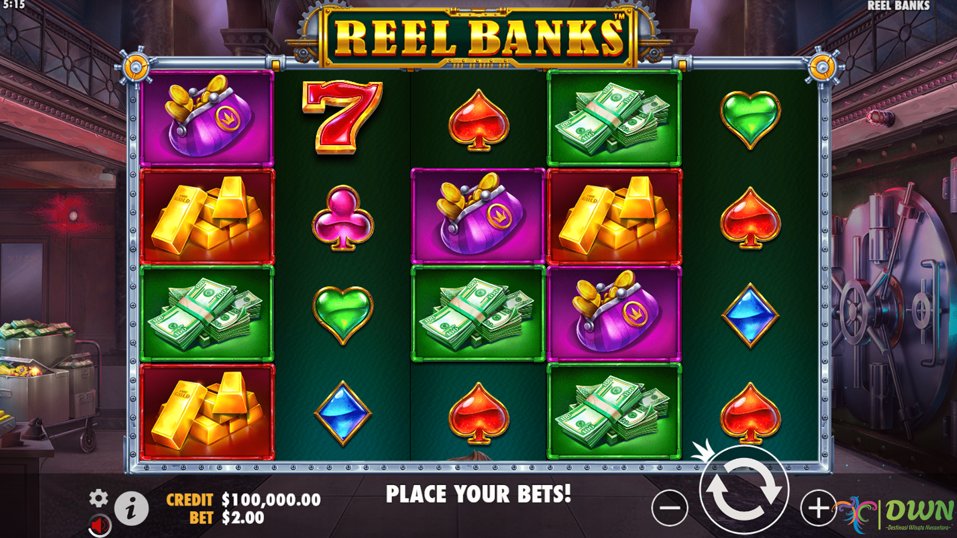 Peluang Emas di Slot Reel Banks Menangkan Jackpot Besar