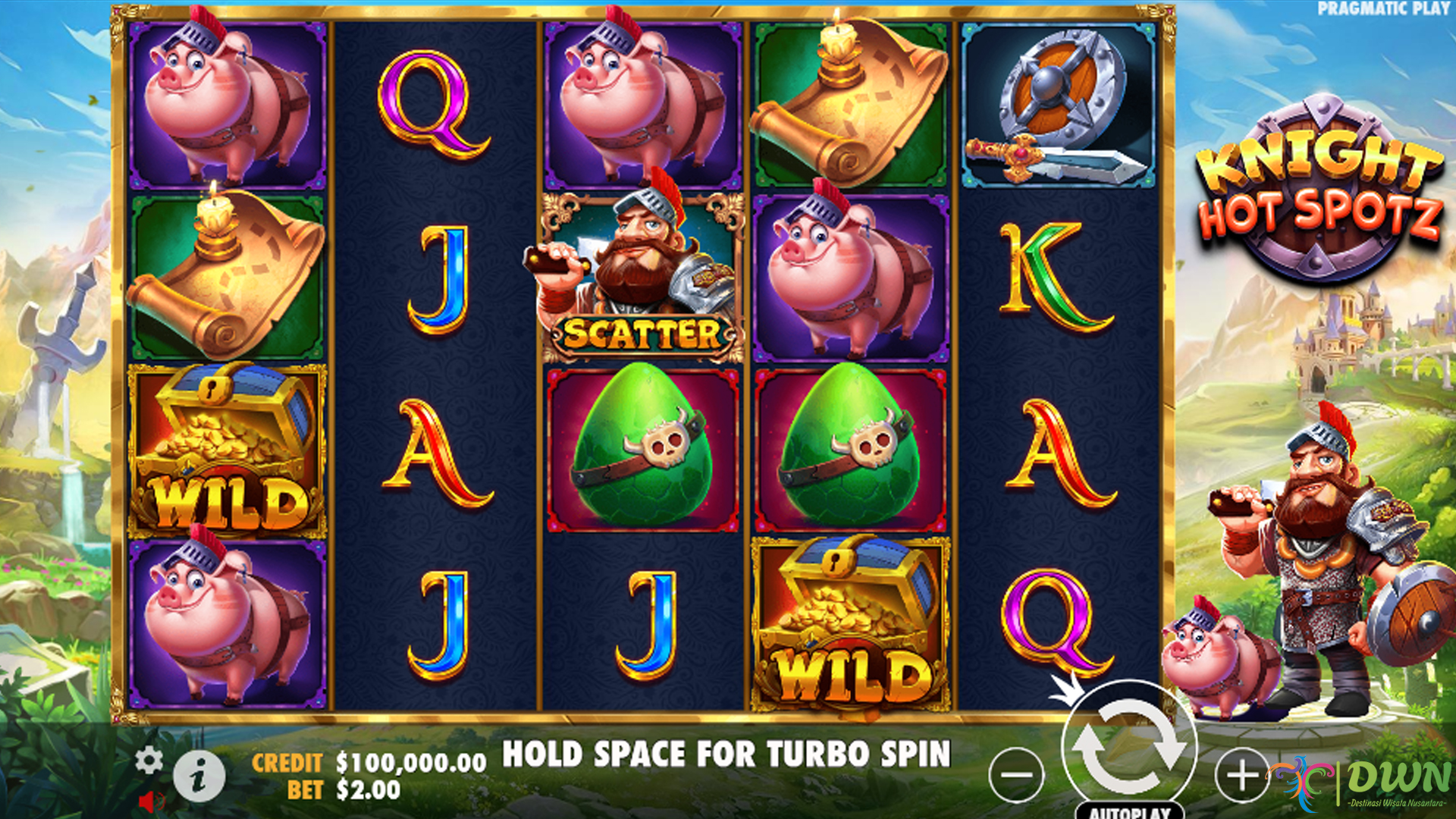 Knight Hot Spotz Slot Gacor Serunya Menang Bersama Ksatria