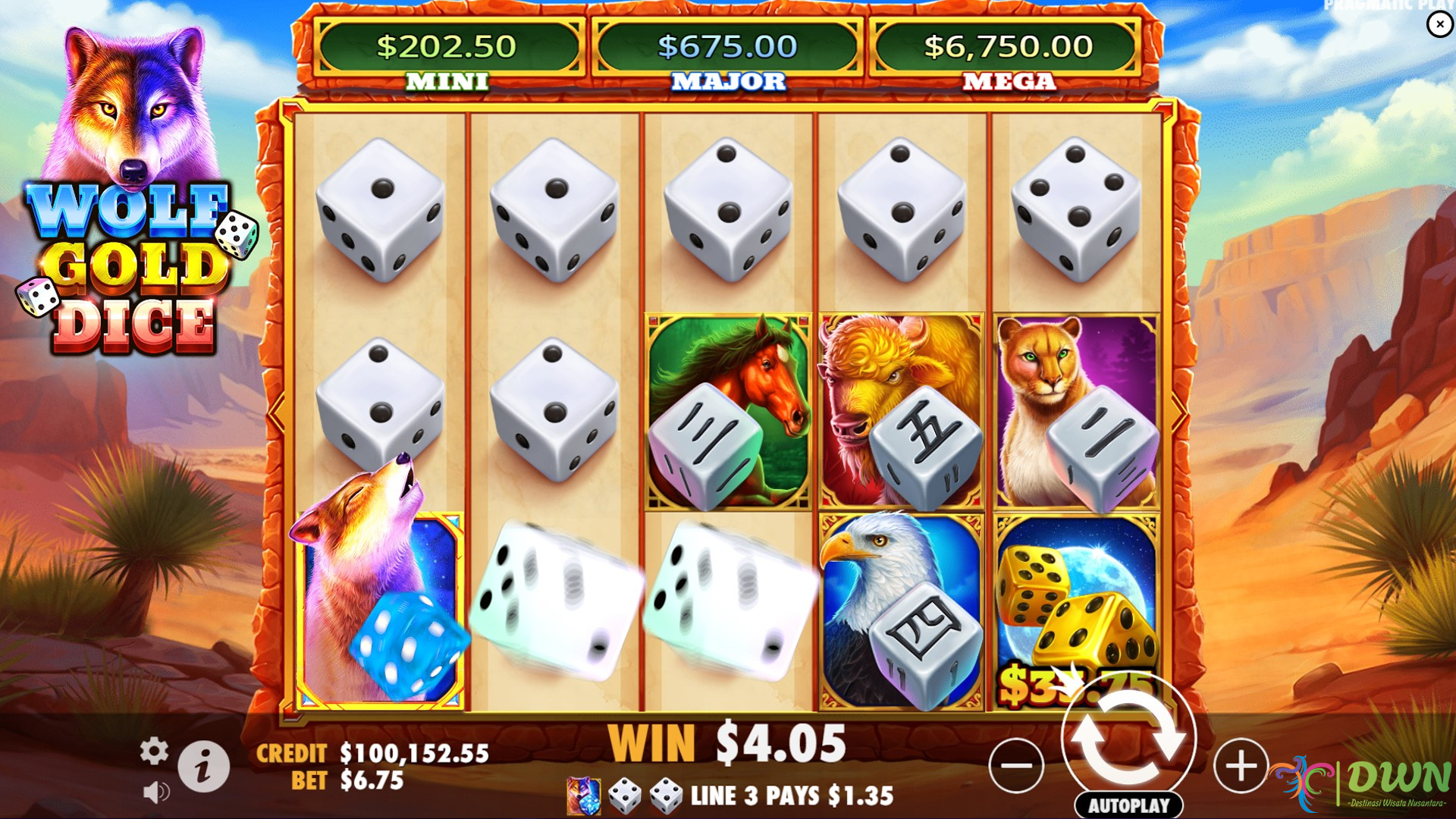 Wolf Gold Dice Slot dengan 4 Sisi Menarik yang Jarang Terbuka