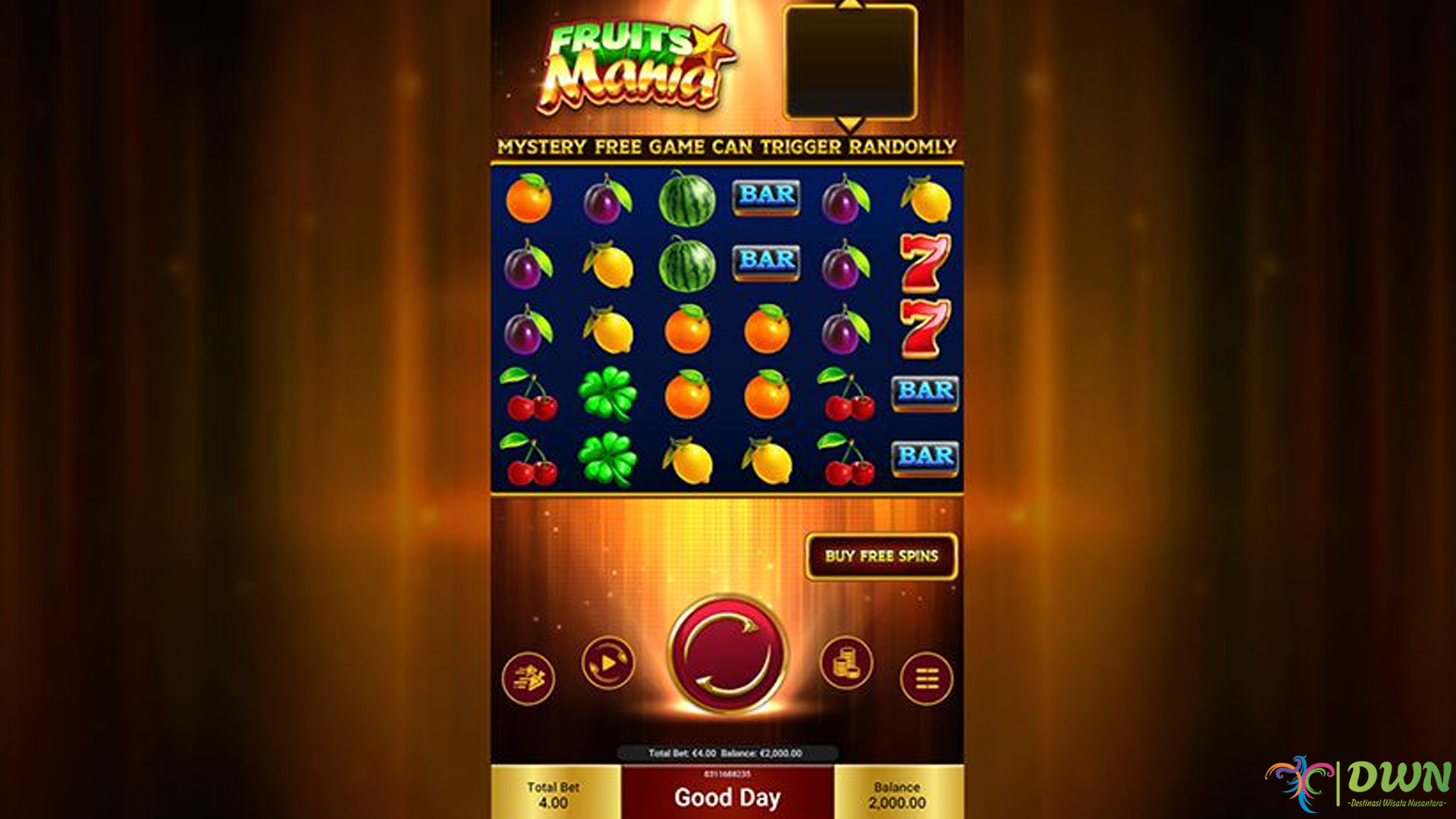 Review Sisi Matematis Slot Online Fruits Mania dalam 4 Poin