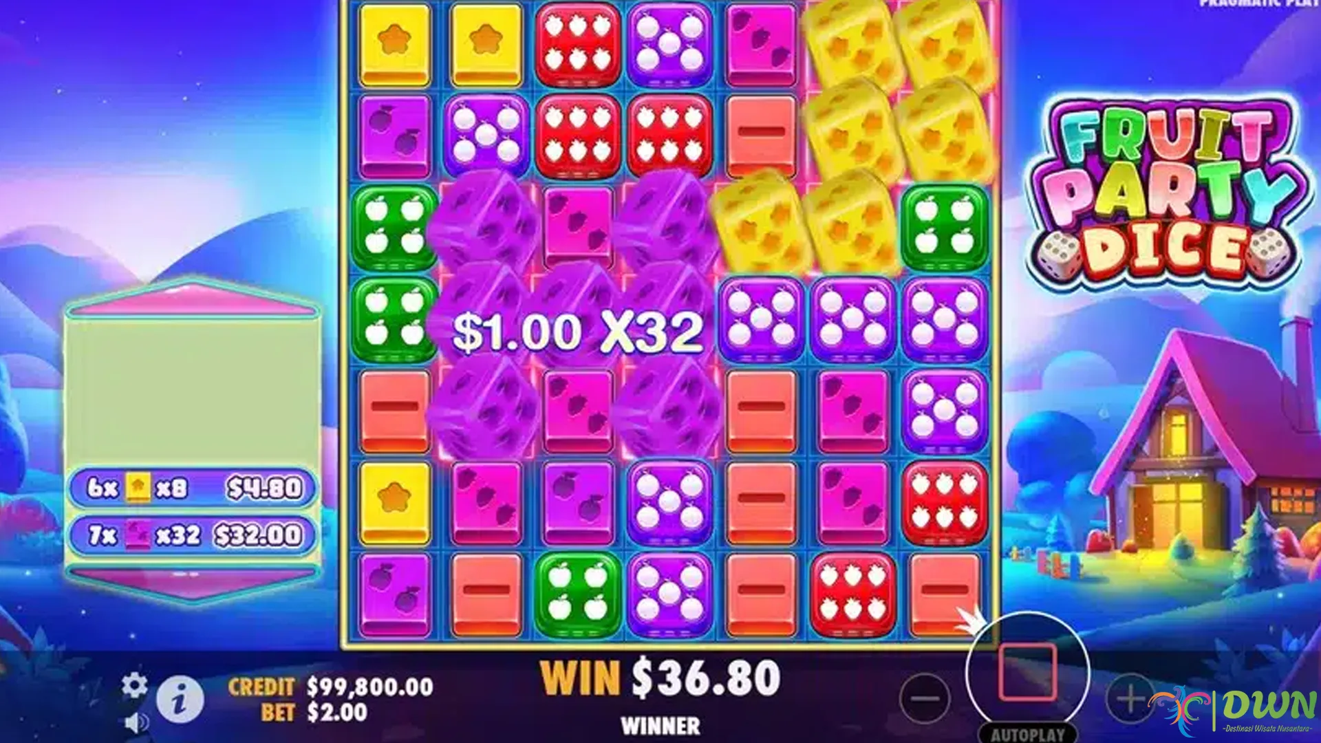 Siap Siap Terkejut! Rtp 8000 di Slot Fruit Party Dice Terbaru