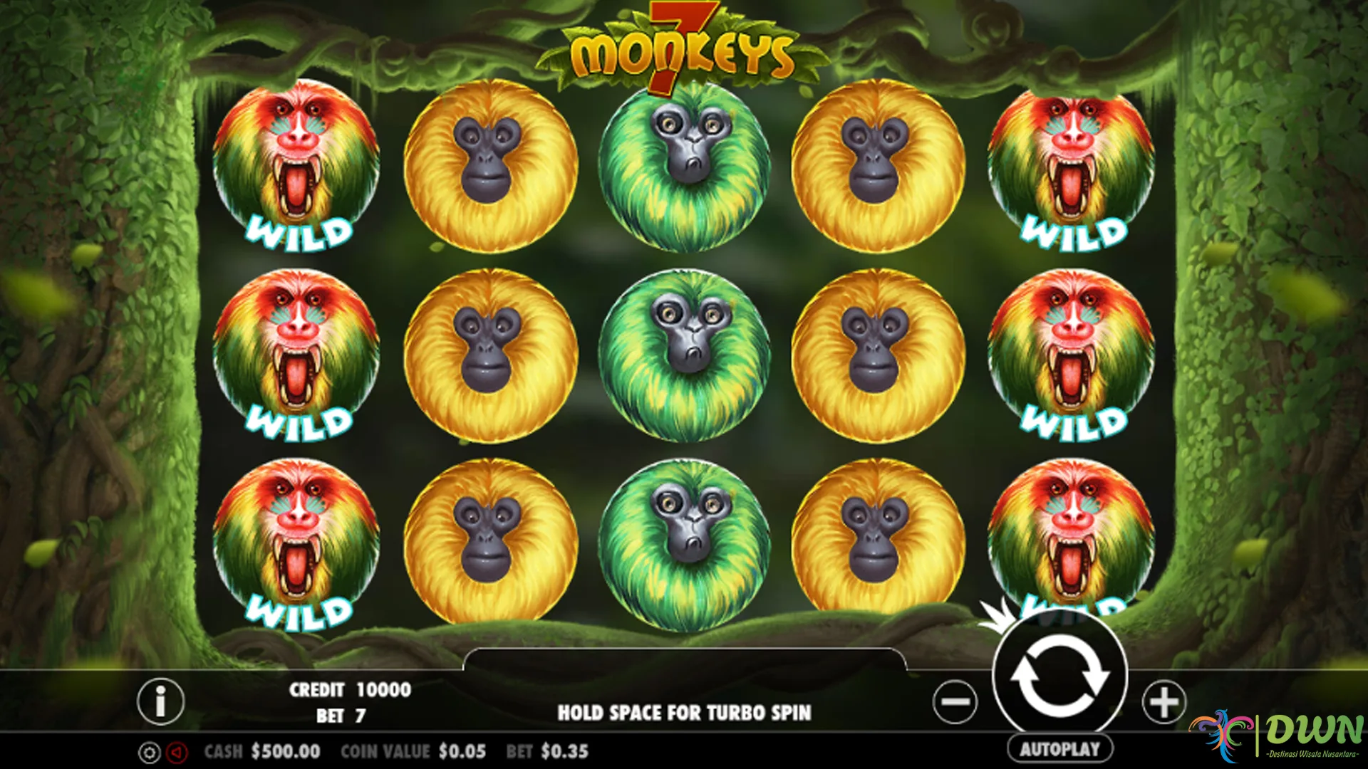 7 Monkeys Menghadirkan Simbol Pisang Sebagai Nilai Tertinggi