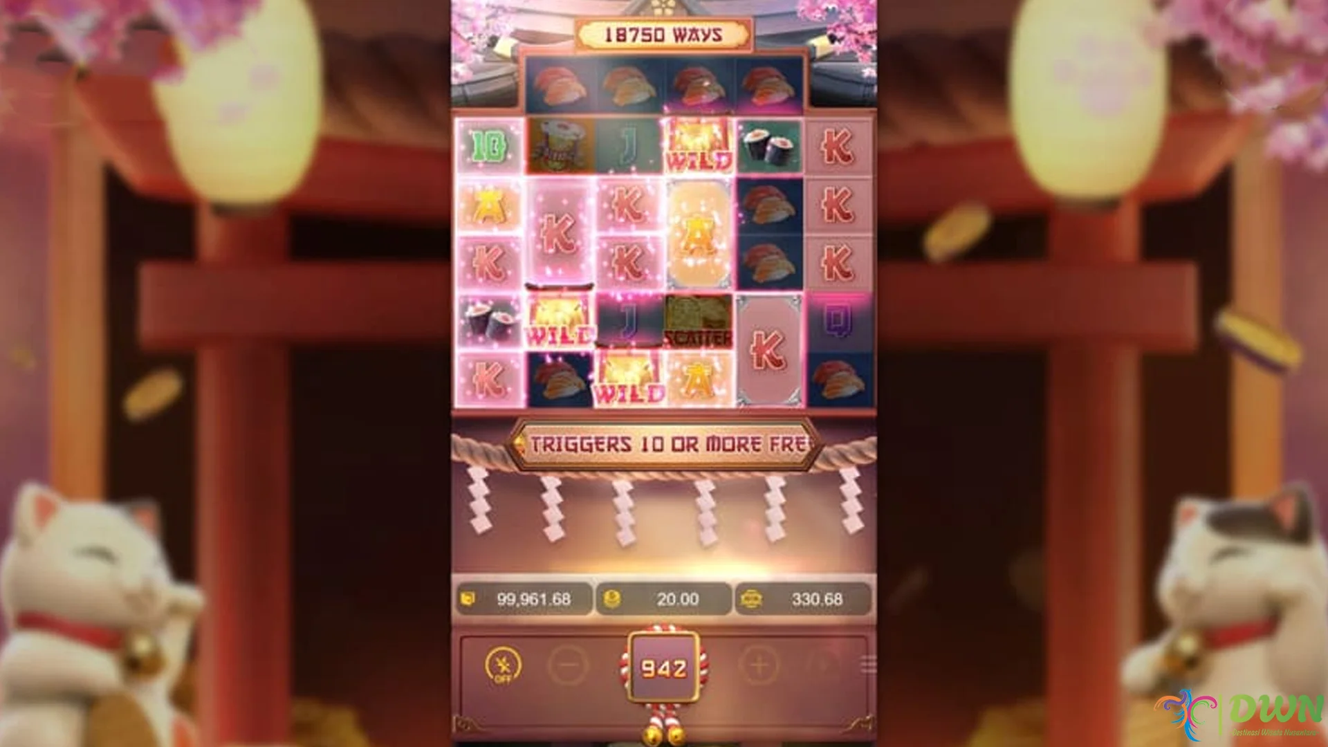 5 Peluang Multiplier Lucky Neko Cuannya Gila Banget